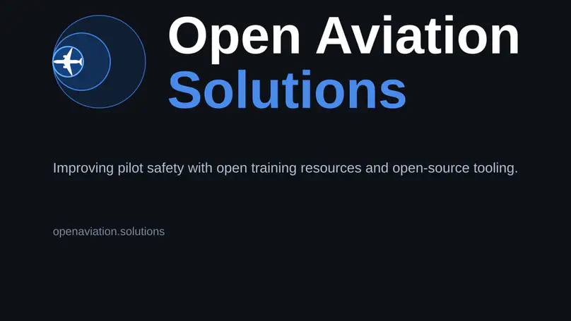 Building Open Aviation Solutions